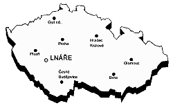Zámek Lnáře - mapa